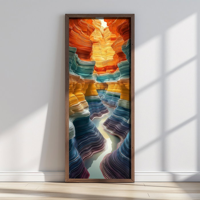 Wallity Pintura Decorativa LONG023-S/120-40 Multicolor de 40 x 120 cm Wallity Pintura Decorativa LONG023-S/120-40 Multicolor de 40 x 120 cm